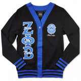 Zeta Phi Beta M11 Light Weight Cardigan Black