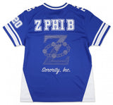 Zeta Phi Beta M13 Football Jersey Royal Blue