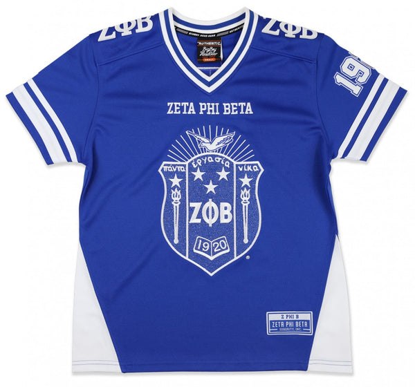 Zeta Phi Beta M13 Football Jersey Royal Blue