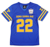 Sigma Gamma Rho M1 Football Jersey Tee