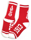 Delta Sigma Theta M4 Socks Red