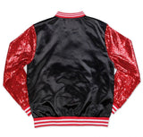 Delta Sigma Theta M3 Satin Sequin Jacket Black