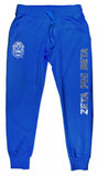 Zeta Phi Beta M2 Sequin Jogger Pant Royal Blue