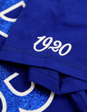 Zeta Phi Beta Rho V-Neck Tee Royal Blue