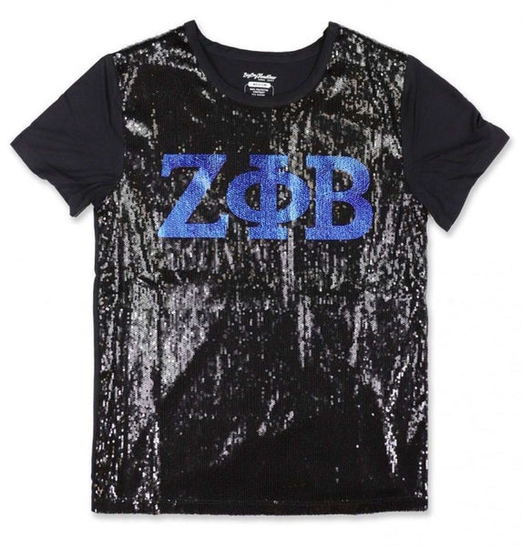 Zeta Phi Beta M3 Sequence Tee Black