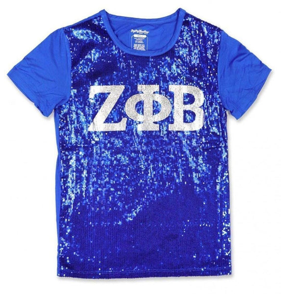 Zeta Phi Beta M3 Sequence Tee Royal Blue