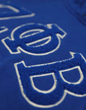 Zeta Phi Beta M6 Pullover Hoodie Royal Blue