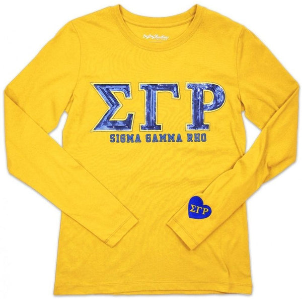 Sigma Gamma Rho M2 Long Sleeve Tee Gold