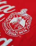 Delta Sigma Theta M3 Long Sleeve Tee Red
