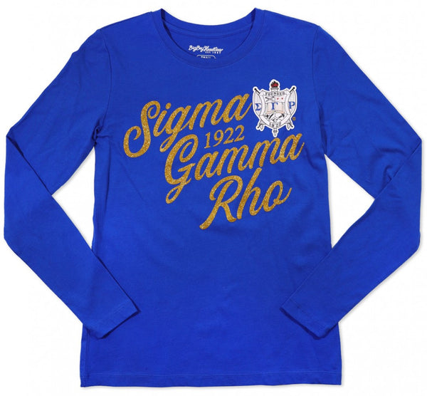 Sigma Gamma Rho M3 Long Sleeve Tee Royal Blue