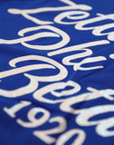 Zeta Phi Beta M3 Long Sleeve Tee Royal Blue