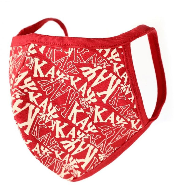 Kappa Alpha Psi Printed Face Mask with Filter Pocket