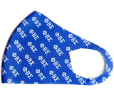 Phi Beta Sigma Summer Breathable 3-D Face Mask Royal Blue