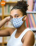 Zeta Phi Beta Summer Breathable 3-D Face Mask White