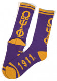 Omega Psi Phi M4 Socks Purple