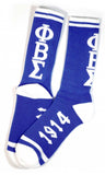 Phi Beta Sigma M4 Socks Royal Blue