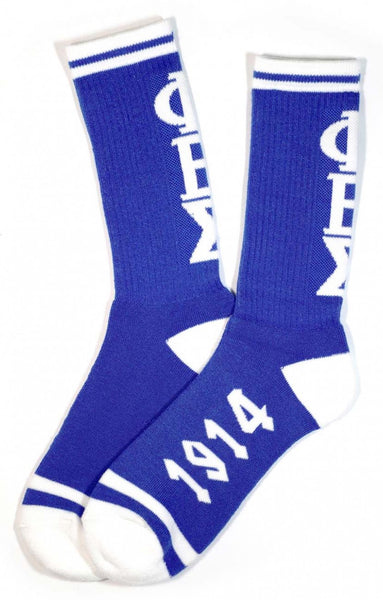 Phi Beta Sigma M4 Socks Royal Blue