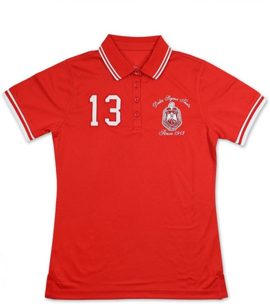 Delta Sigma Theta M5 Polo Shirt Red