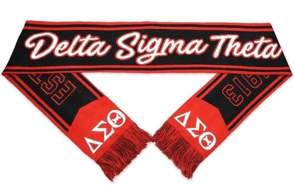 Delta Sigma Theta M6 Scarf Black