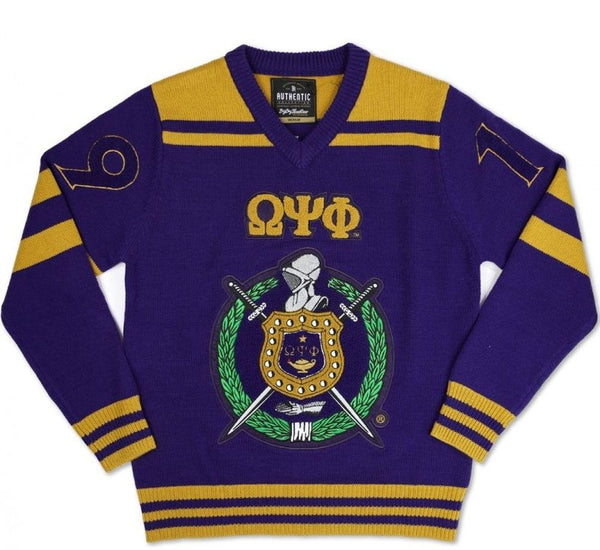 Omega Psi Phi M4 V-neck Sweater