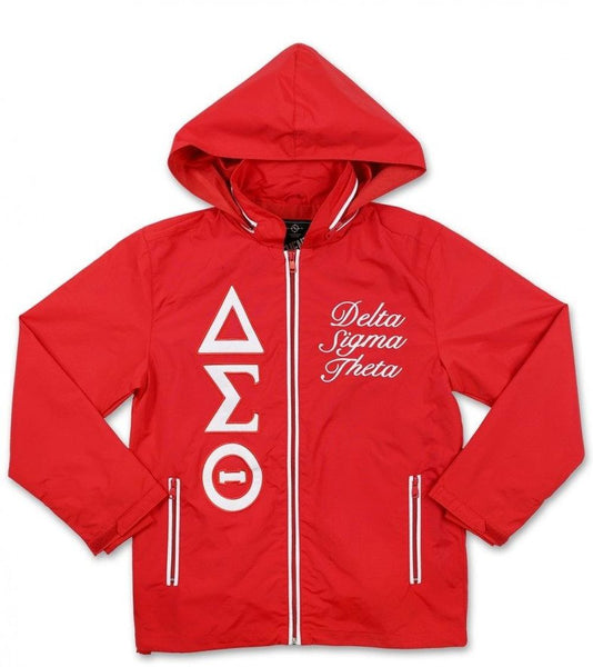 Delta Sigma Theta M7 Windbreaker Jacket Red
