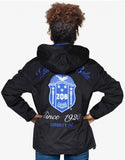 Zeta Phi Beta M7 Windbreaker Black