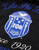 Zeta Phi Beta M7 Windbreaker Black