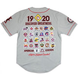 NLBM Negro Leagues M7 Commemorative Jersey Grey