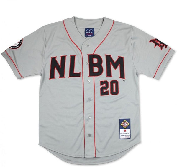 NLBM Negro Leagues M7 Commemorative Jersey Grey