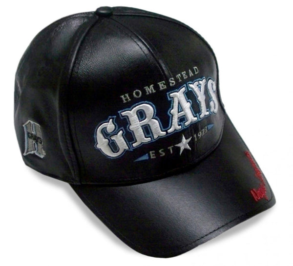 NLBM Negro League Homestead Grays Legends Leather Cap