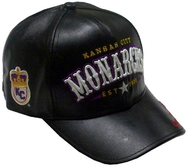 NLBM Negro League Kansas City Monarchs Legends Leather Cap