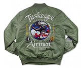 Tuskegee Airmen M4 Bomber Jacket Green