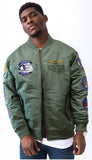Tuskegee Airmen M4 Bomber Jacket Green