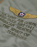 Tuskegee Airmen M4 Bomber Jacket Green