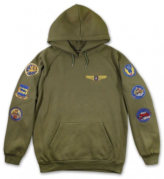 Tuskegee Airmen M4 Pullover Hoodie Green